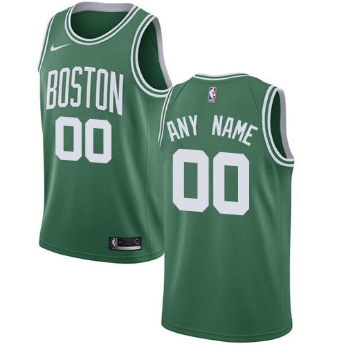 CUSTOM Boston Celtics Away Jersey - Red Unisex Streetwear Limited Edition