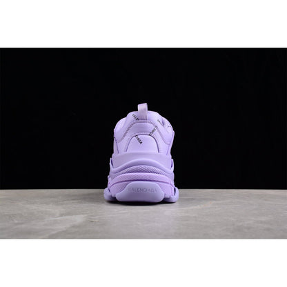 BALENCIAGA Triple S - Sneakers - Purple Unisex Streetwear Limited Edition - The Balenciaga Triple S x Purple redefines the iconic chunky sneaker with a vibrant splash