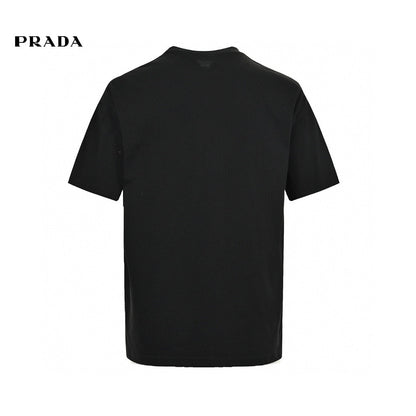 Prada Milano Logo T-shirt - Black Unisex Streetwear Limited Edition - <span>This Prada Milano t-shirt features a classic design with a black and white Prada Milano