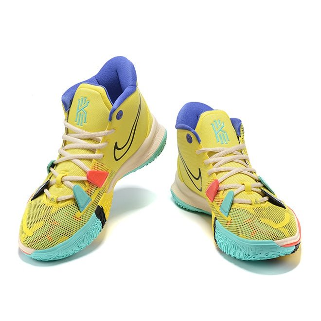NIKE Kyrie 7 - 1 World 1 People - Yellow Unisex Streetwear Limited Edition