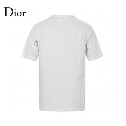 Dior Star Graphic T-shirt - White Unisex Streetwear Limited Edition - <span>This Dior t-shirt features a striking design with the Dior logo and star elements scattered