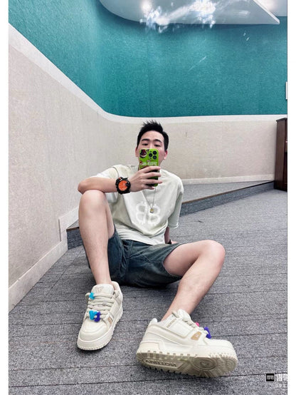 Camiseta Balenciaga - Estampado Doble B