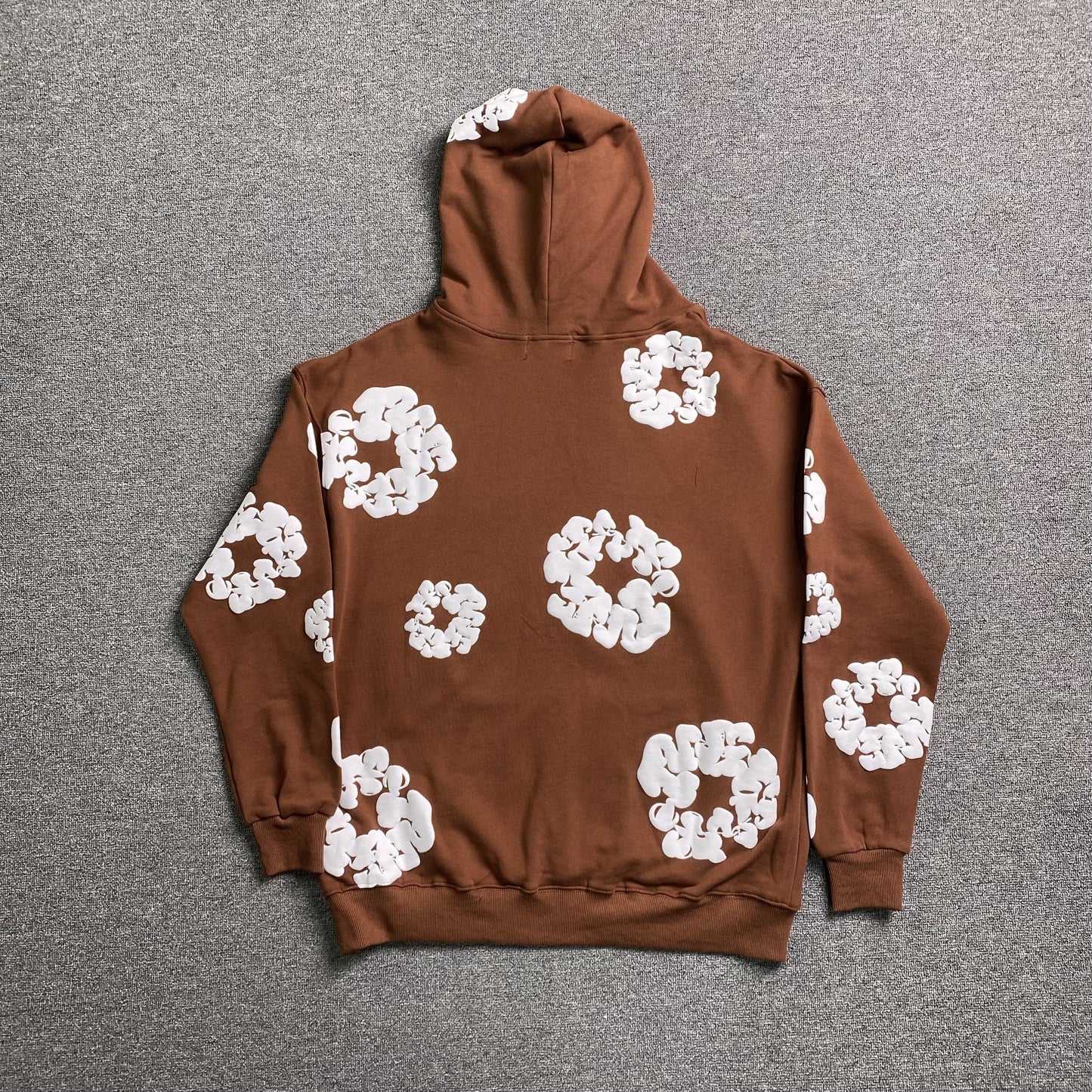 DENIM Tears Cotton Wreath Hoodie - Brown Unisex Streetwear Limited Edition