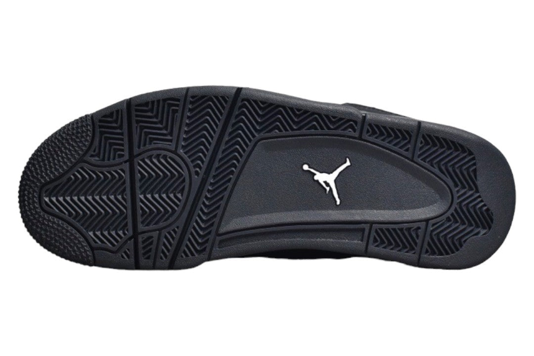 JORDAN 4 Cat Sneakers - Black Unisex Streetwear Limited Edition