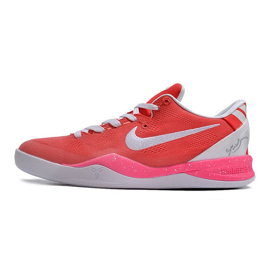 NIKE Kobe 8 - Holiday Spirit Sneakers - Red Unisex Streetwear Limited Edition