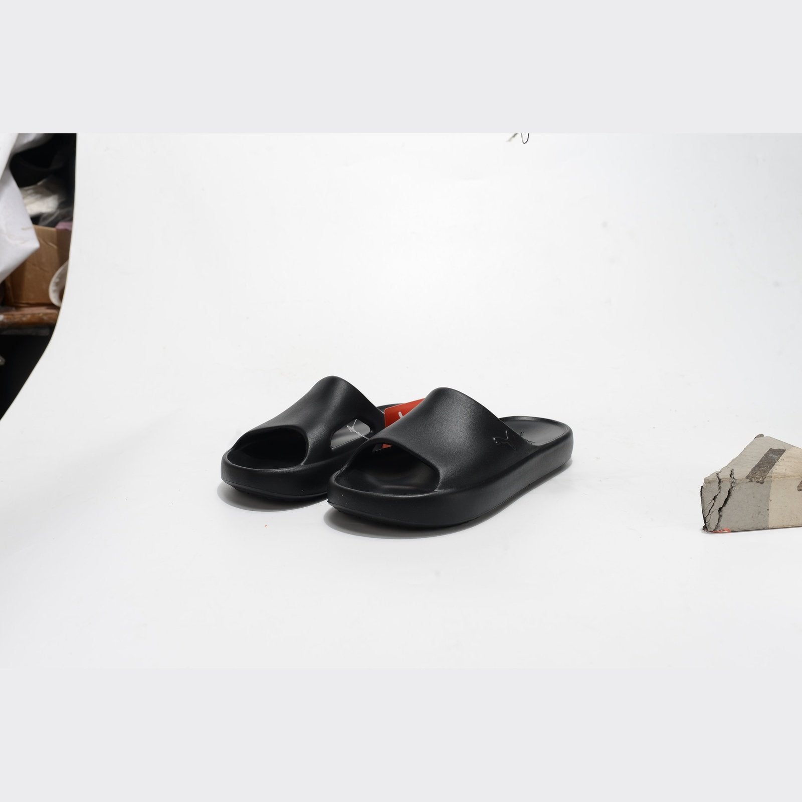 PUMA Shibui Cat Slide - - Black Unisex Streetwear Limited Edition