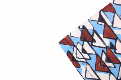 CAMISA DE MANGA CORTA ESTAMPADA BALENCIAGA AZUL MARRÓN