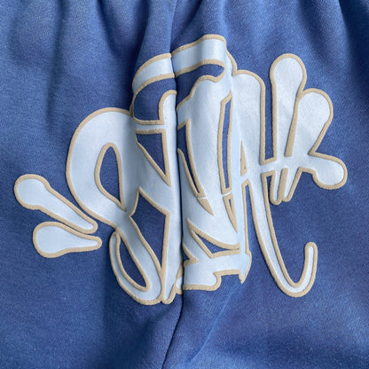 SYNA World Syna Logo Sweatpants - Blue Unisex Streetwear Limited Edition