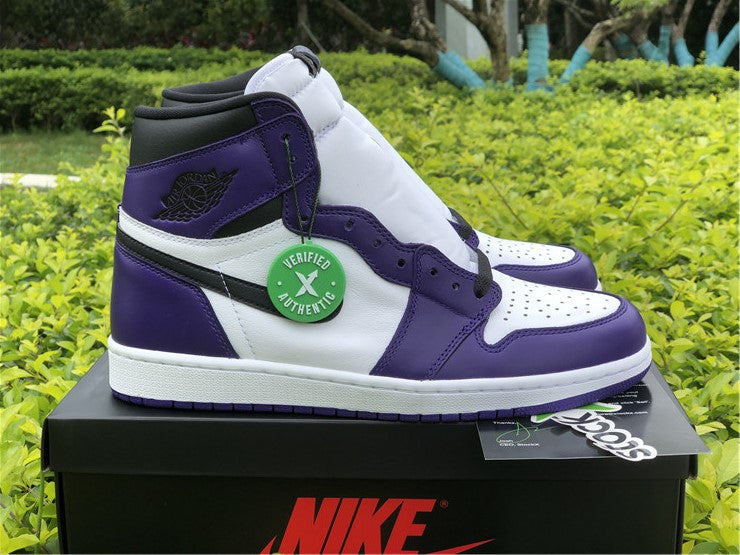 JORDAN 1 HIGH x MORADO CORTEZA BLANCO