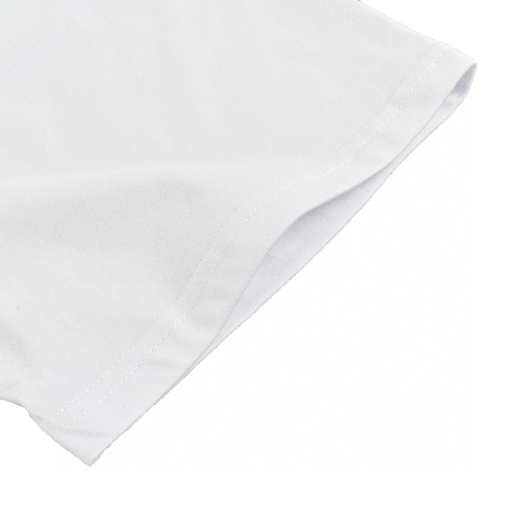 Camiseta Dior - Logotipo vertical multicolor