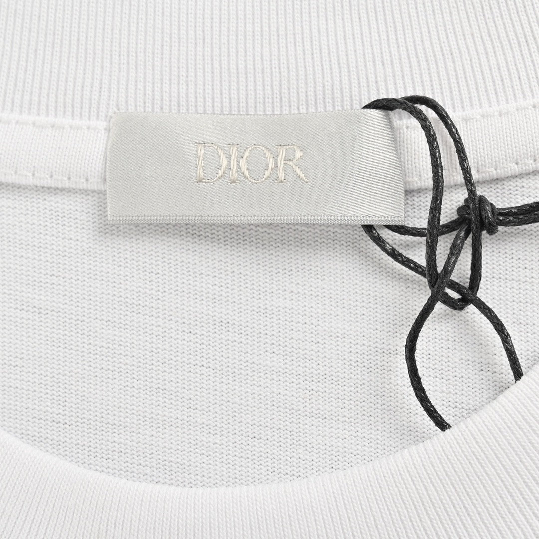 Camiseta Dior - Logotipo de pincelada