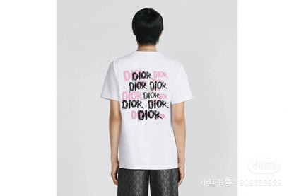Camiseta Dior - Logotipo de pincelada