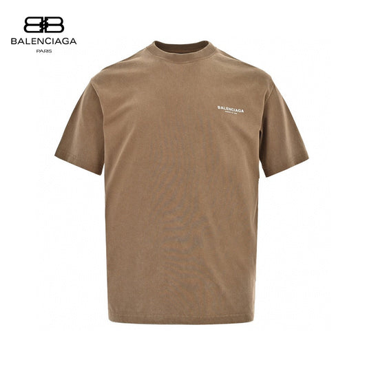 Balenciaga T-shirt - Berlin Graphic - Black Unisex Streetwear Limited Edition - <span>This Balenciaga t-shirt features a minimalist design with the text 'Balenciaga' inside a green rectangular