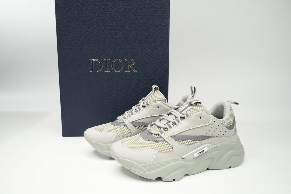 DIOR B22 Sneakers - Grey Unisex Streetwear Limited Edition