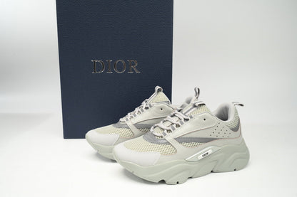 DIOR B22 Sneakers - Grey Unisex Streetwear Limited Edition