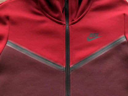 Sweat à capuche NIKE TECH FLEECE x BERRY/POMEGRANATE