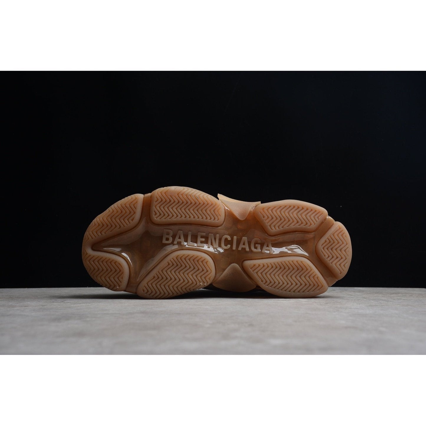 BALENCIAGA Triple S Clear Sole - Sneakers - Brown Unisex Streetwear Limited Edition - The Balenciaga Triple S Clear Sole x Brown reimagines the iconic Triple S sneaker with