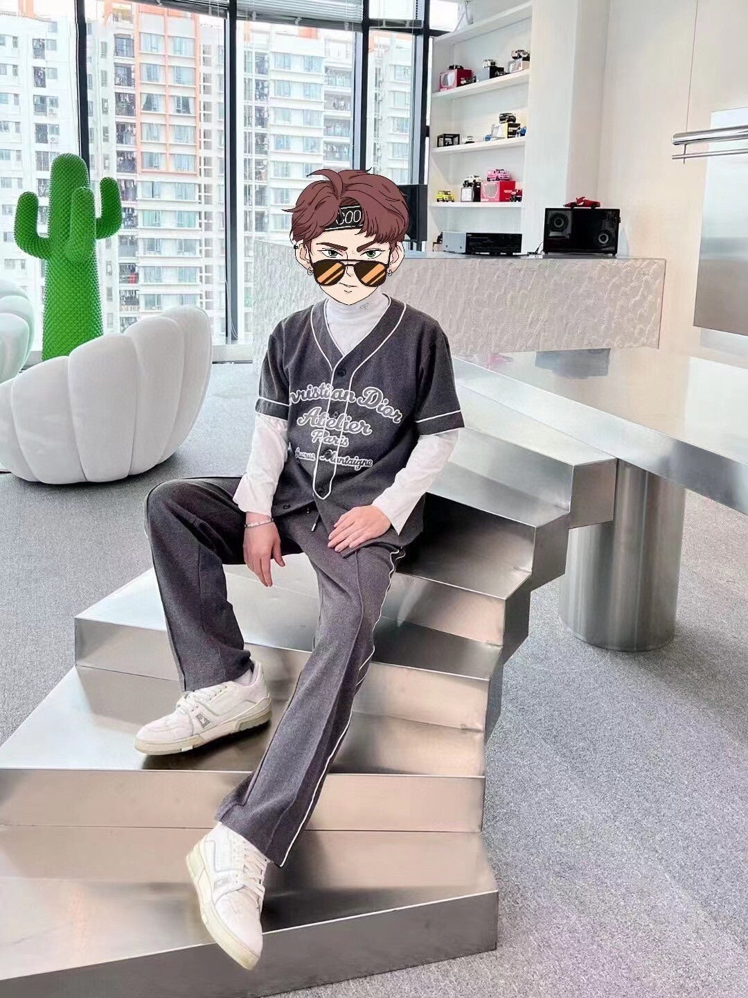 Camiseta de béisbol Christian Dior Atelier Paris