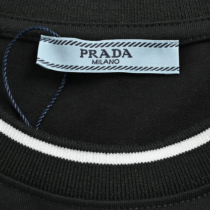 PRADA MILANO T-SHIRT BLACK - box - replica sneakers
