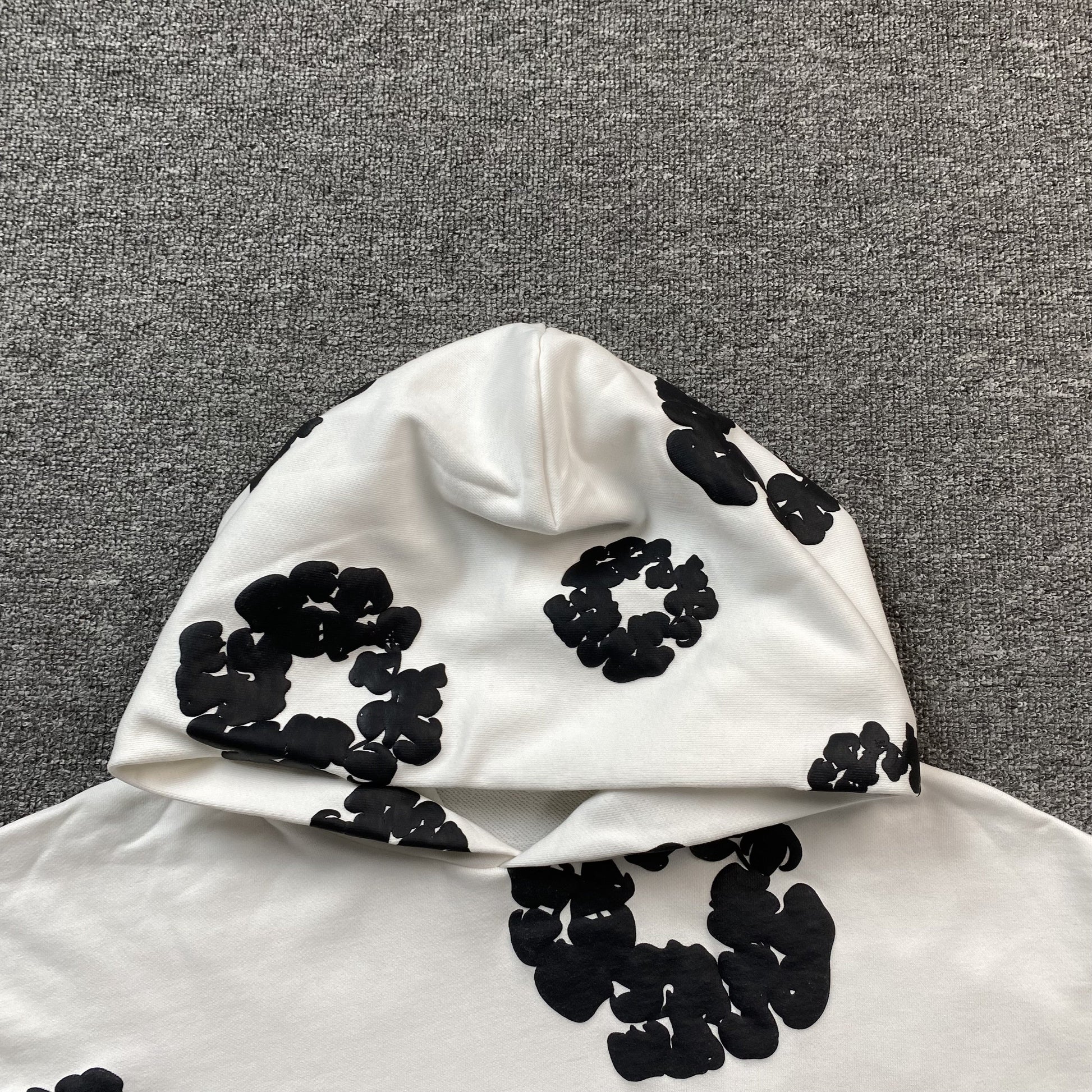 DENIM Tears Cotton Wreath Hoodie - White Unisex Streetwear Limited Edition