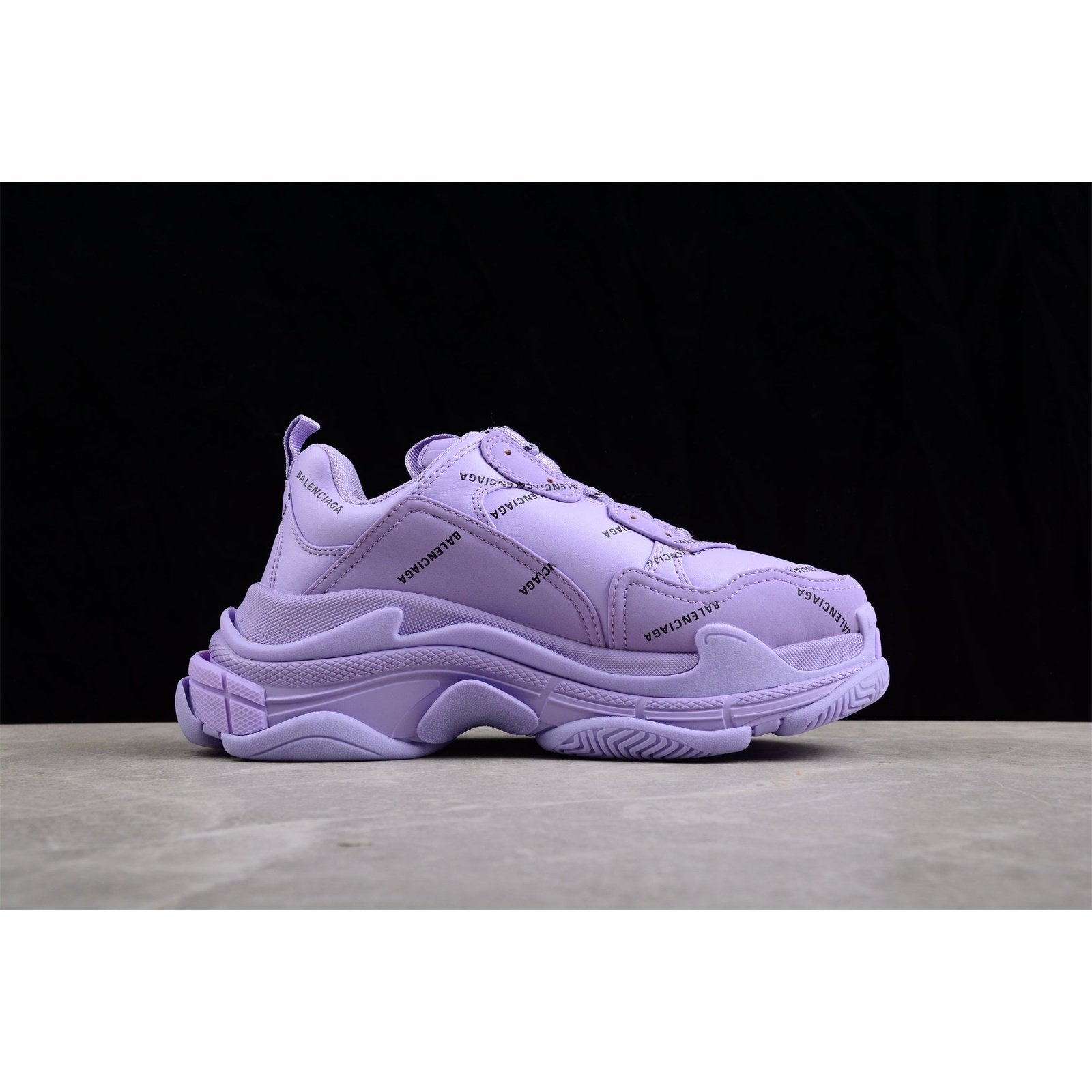 BALENCIAGA Triple S - Sneakers - Purple Unisex Streetwear Limited Edition - The Balenciaga Triple S x Purple redefines the iconic chunky sneaker with a vibrant splash