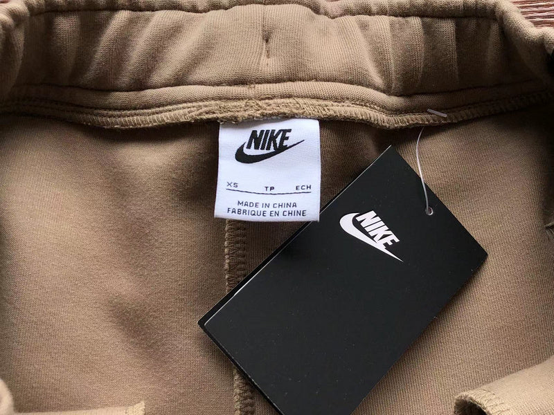 NIKE TECH FLEECE PANTS x SANDALWOOD/LIGHT BONE WHITE - outsole - replica sneakers