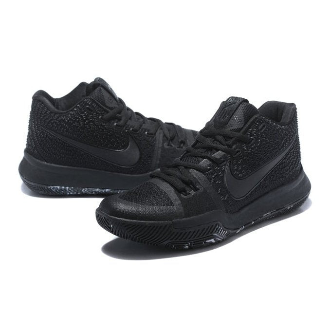 NIKE Kyrie 3 - Marble Sneakers - Black Unisex Streetwear Limited Edition