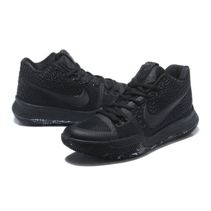 NIKE Kyrie 3 - Marble Sneakers - Black Unisex Streetwear Limited Edition