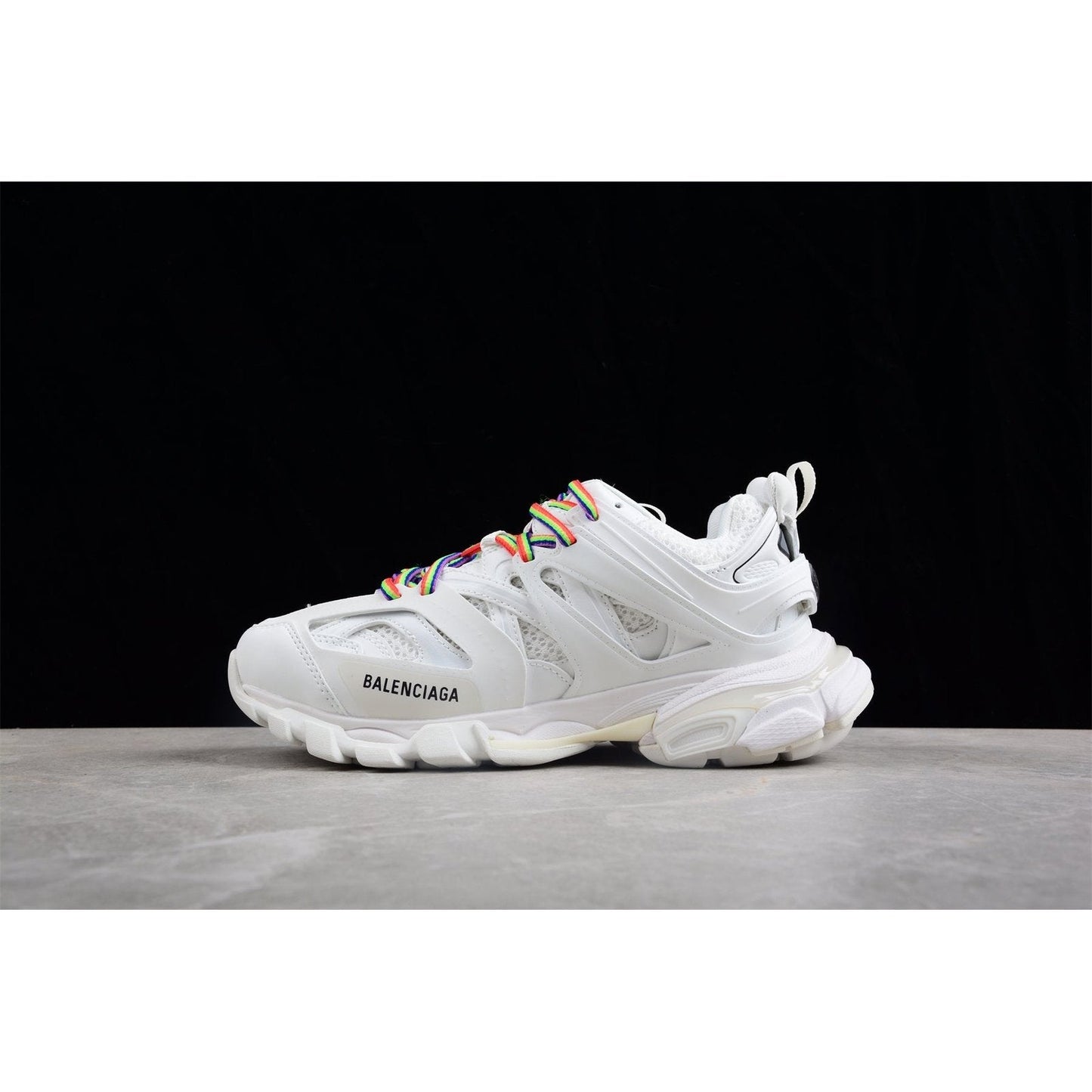 BALENCIAGA Track - - White Unisex Streetwear Limited Edition - The Balenciaga Track x White Color sneaker elevates the iconic design with a fresh, all-white