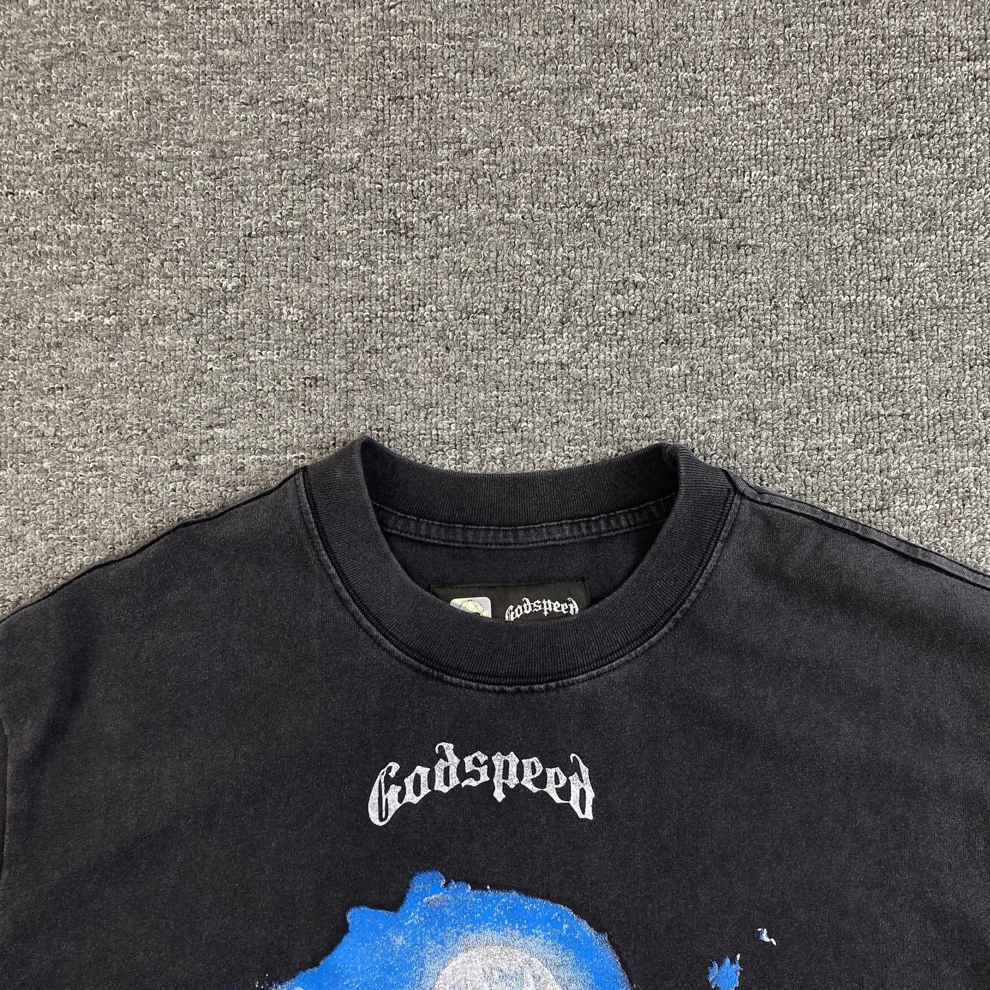 GODSPEED Hills Have Eyes T-shirt Washed - Black Unisex Streetwear Limited Edition
