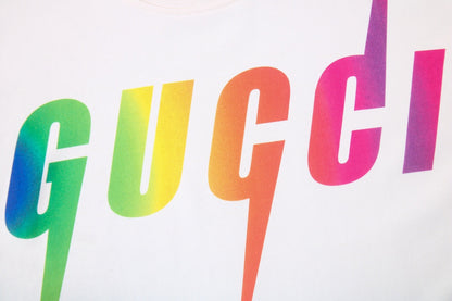 Camiseta Gucci Rainbow Lightning (Blanca)