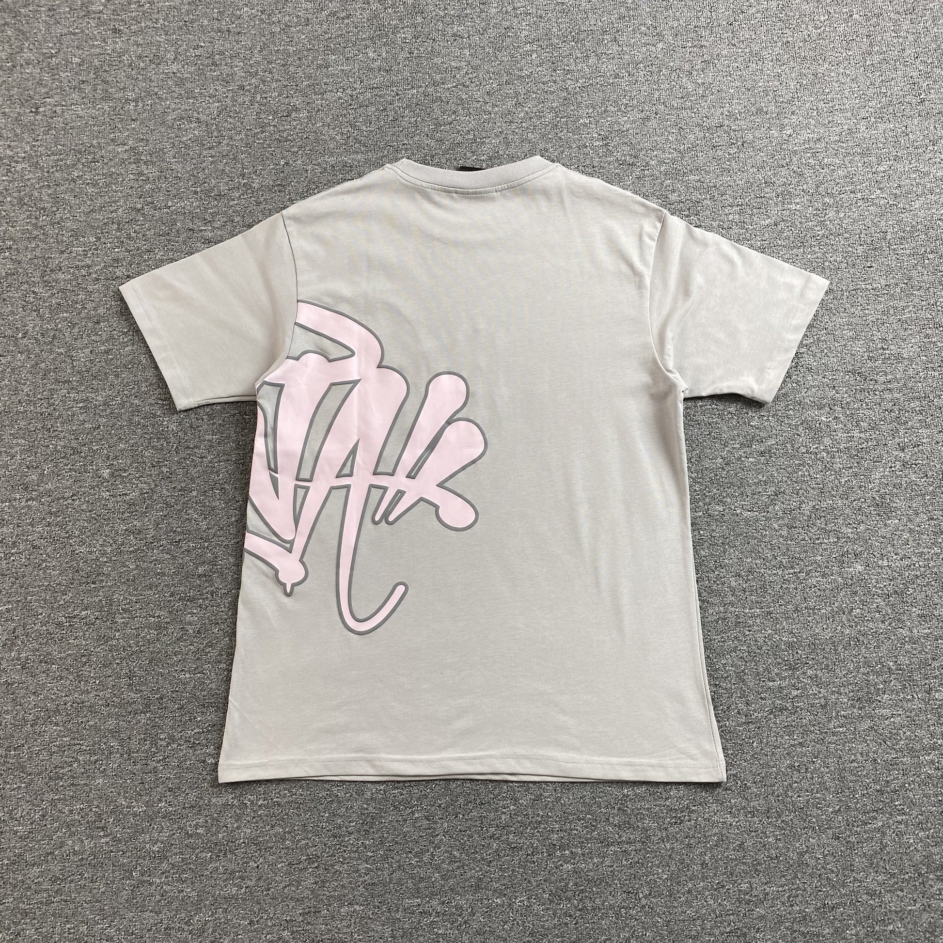 SYNA World T-shirt Grey - Pink Unisex Streetwear Limited Edition