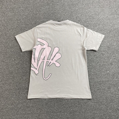 SYNA World T-shirt Grey - Pink Unisex Streetwear Limited Edition