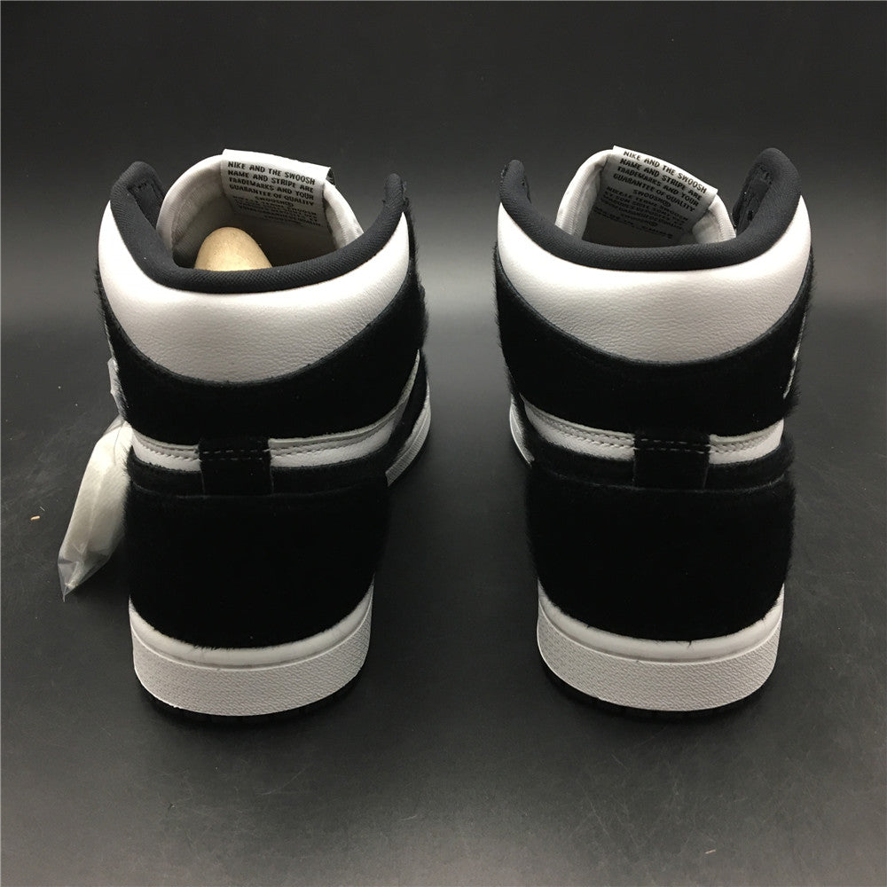JORDAN 1 High - Panda - White Sneakers - Black Unisex Streetwear Limited Edition