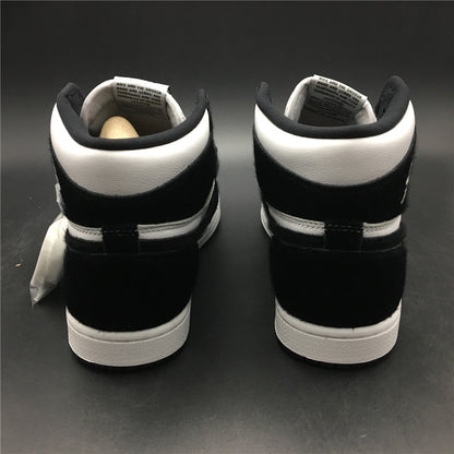 JORDAN 1 High - Panda - White Sneakers - Black Unisex Streetwear Limited Edition