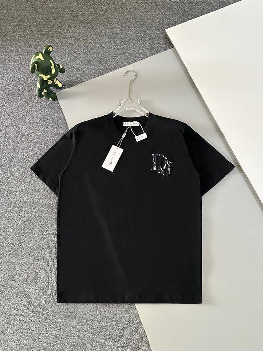 Dior Oblique Embroidered Polo Shirt Unisex Streetwear Limited Edition