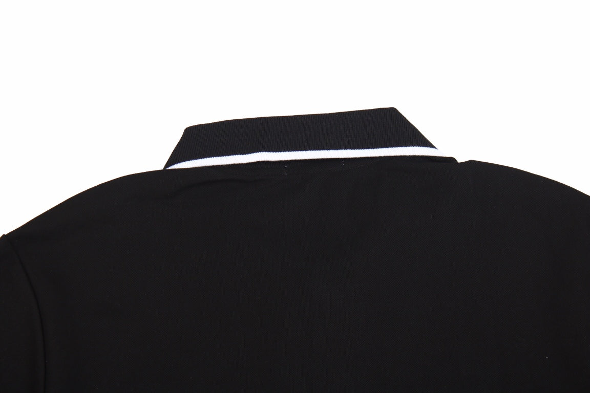 Polo Dior con diseño de logotipo floral