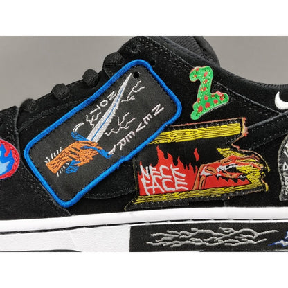 NIKE Sb Dunk Low Pro - Neckface Unisex Streetwear Limited Edition