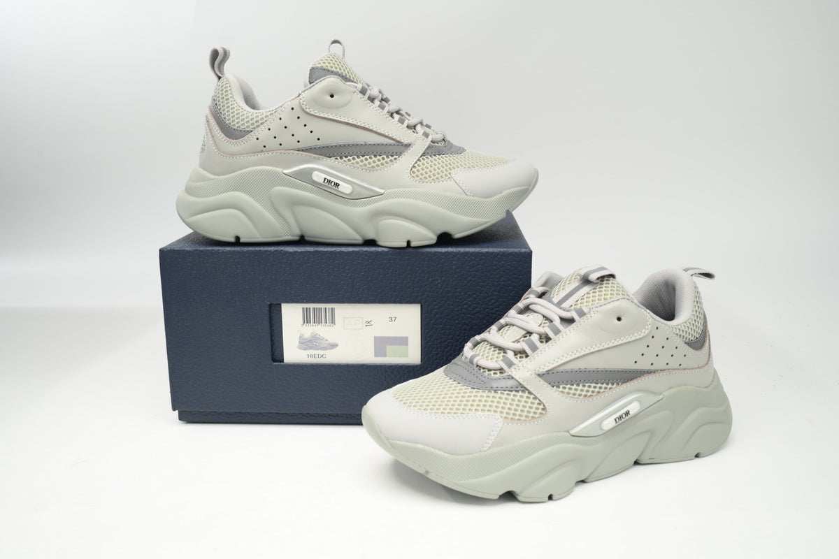 DIOR B22 Sneakers - Grey Unisex Streetwear Limited Edition