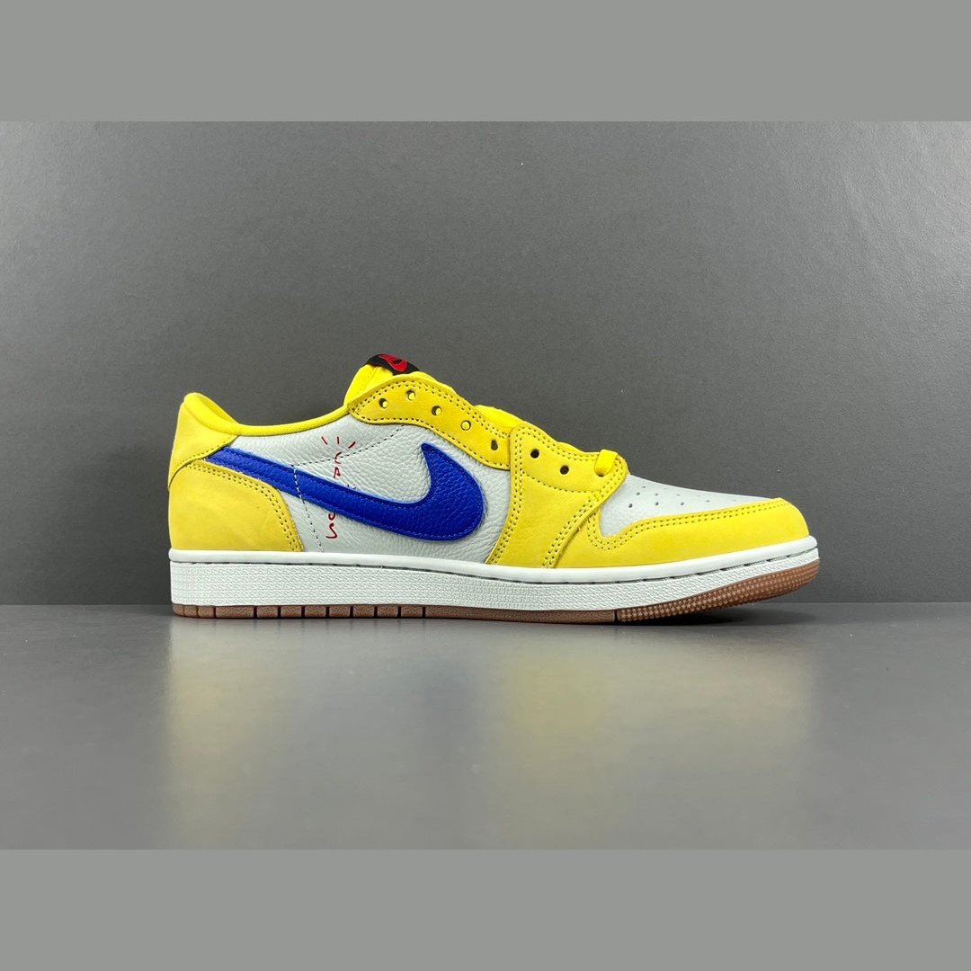 JORDAN 1 Low Og - Canary - Red Unisex Streetwear Limited Edition - Step into style with the JORDAN 1 LOW OG x CANARY, a fusion of heritage