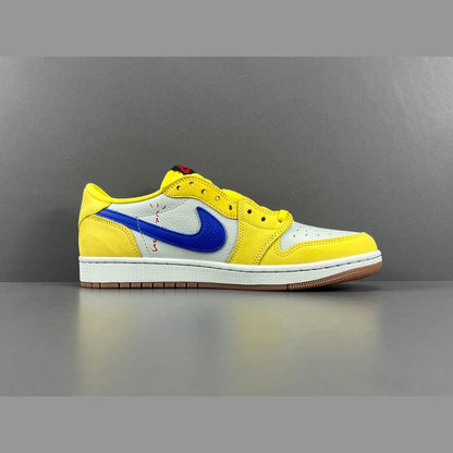 JORDAN 1 Low Og - Canary - Red Unisex Streetwear Limited Edition - Step into style with the JORDAN 1 LOW OG x CANARY, a fusion of heritage
