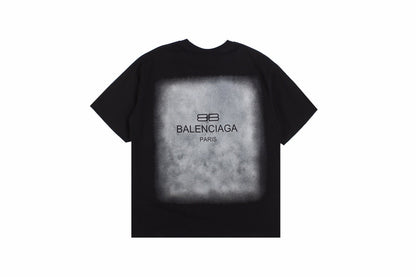 BALENCIAGA Spray Logo T-shirt - Black Unisex Streetwear Limited Edition - The BALENCIAGA SPRAY LOGO T-SHIRT BLACK - REPLICA fuses luxury fashion with urban streetwear aesthetics