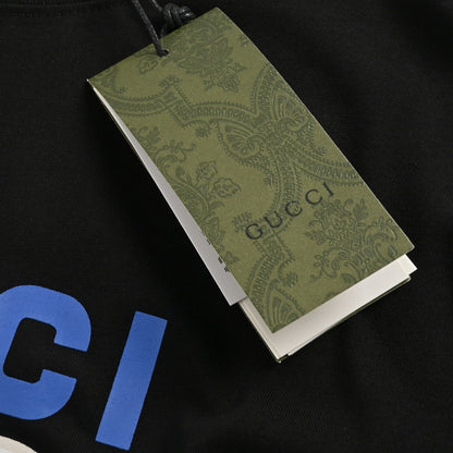 Camiseta negra de Gucci con estampado de oso