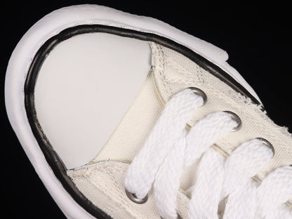 MAISON Mihara Yasuhiro Peterson Og Sole Canvas Low Sneakers - White Unisex Streetwear Limited Edition