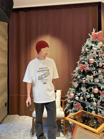 Camiseta Balenciaga - Logotipo en la espalda