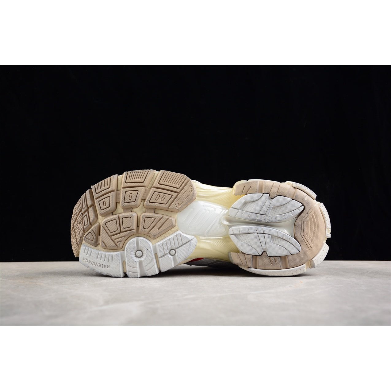 BALENCIAGA Runner - Beige Red Sneakers - White Unisex Streetwear Limited Edition - The Balenciaga Runner x White Beige Red sneakers offer a fresh and sophisticated take on