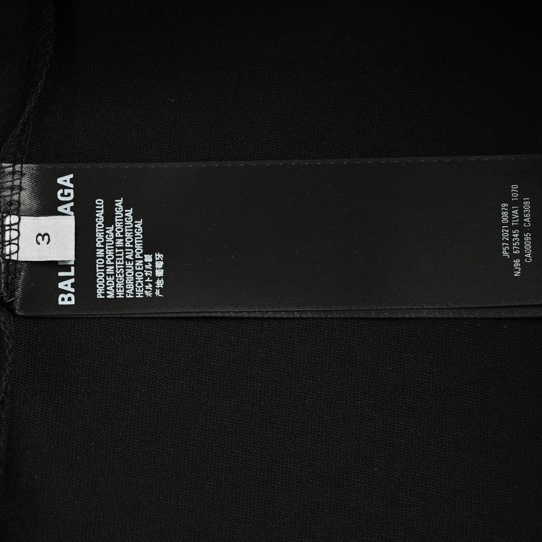 Camiseta con estampado del logo de Balenciaga