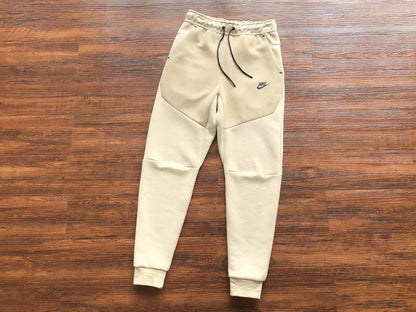 NIKE Tech Fleece Pants - Beach - Brown Unisex Streetwear Limited Edition - The NIKE TECH FLEECE PANTS BEACH BROWN - REPLICA deliver a perfect mix of modern