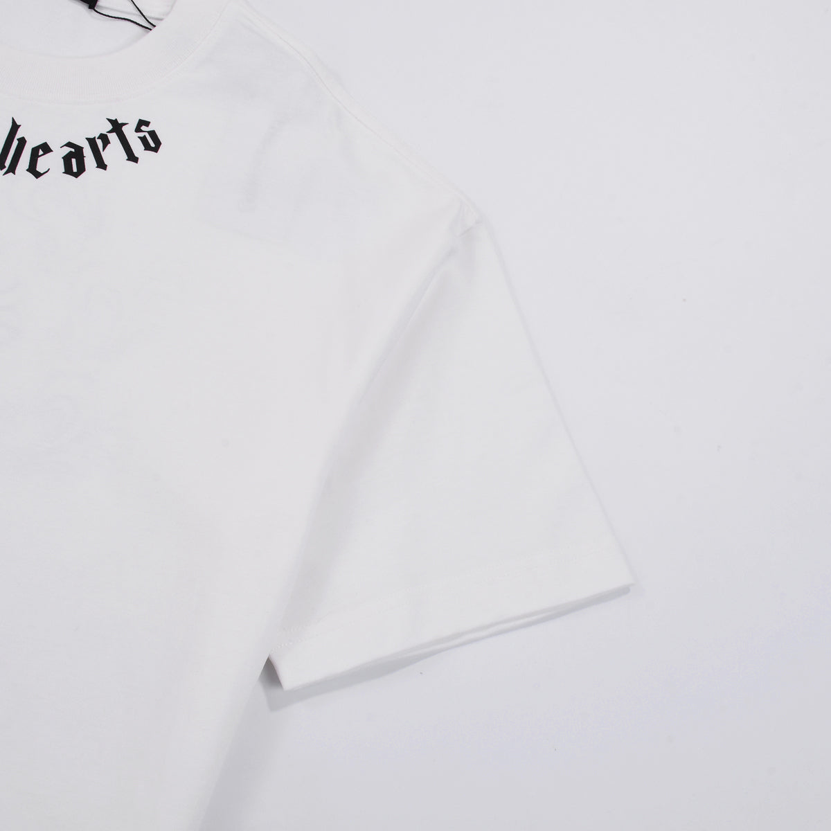 CHROME Hearts Logo Collar T-shirt - White Unisex Streetwear Limited Edition