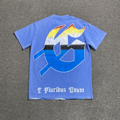 GODSPEED Artificial Love T-shirt Washed - Blue Unisex Streetwear Limited Edition